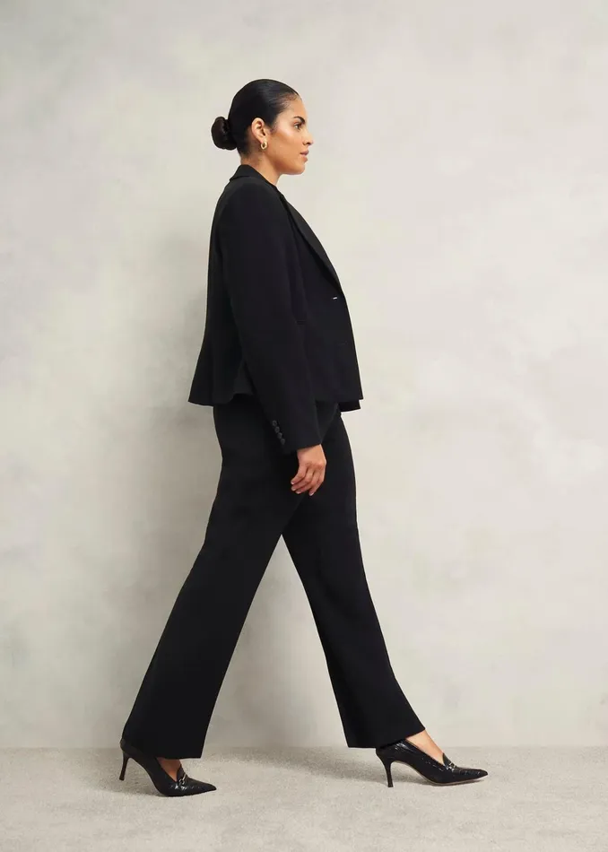 Women Maya Straight Trousers Black Hobbs Trousers