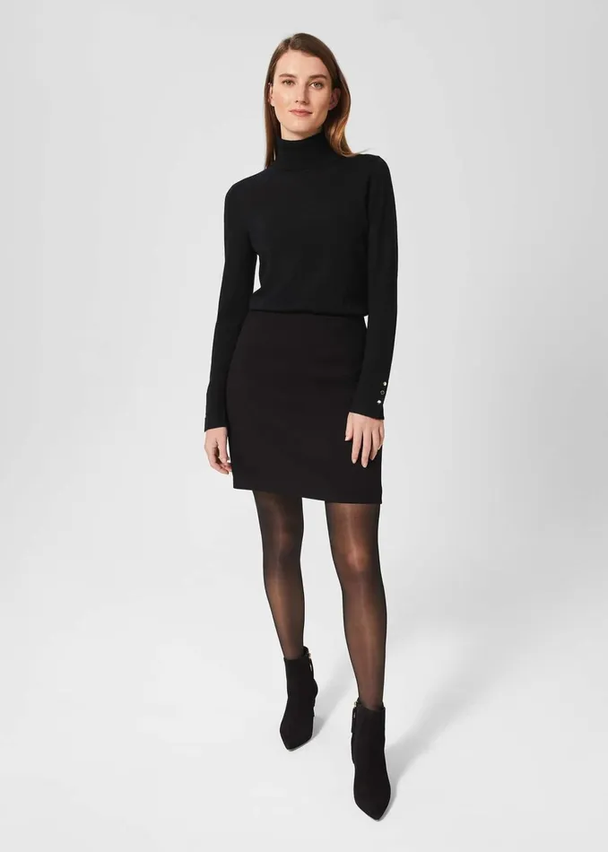 Women Mia Aline Skirt Black Hobbs Skirts