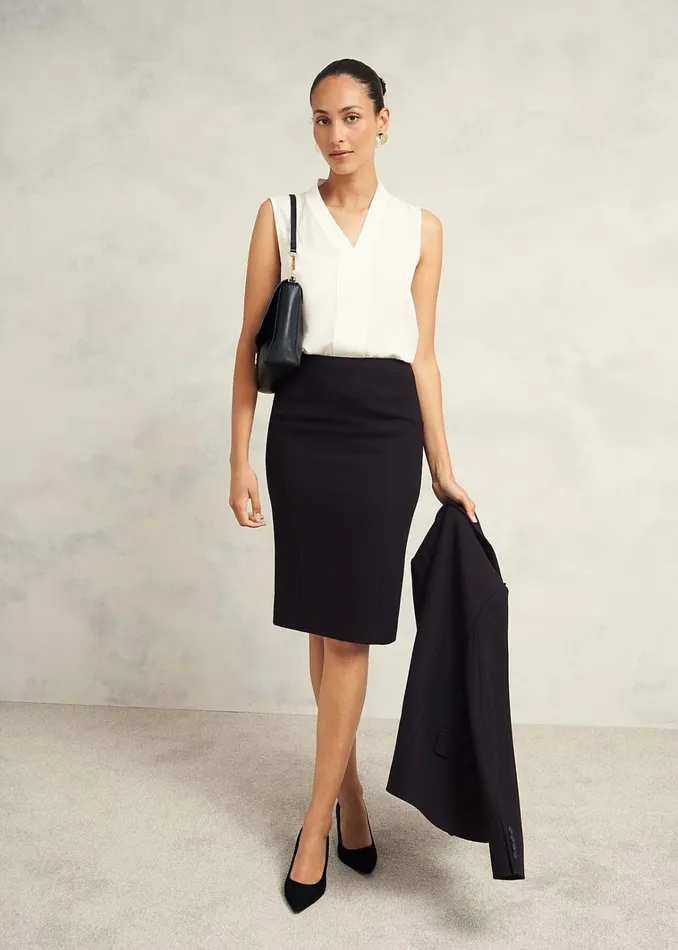 Women Mia Skirt Black Hobbs Skirts