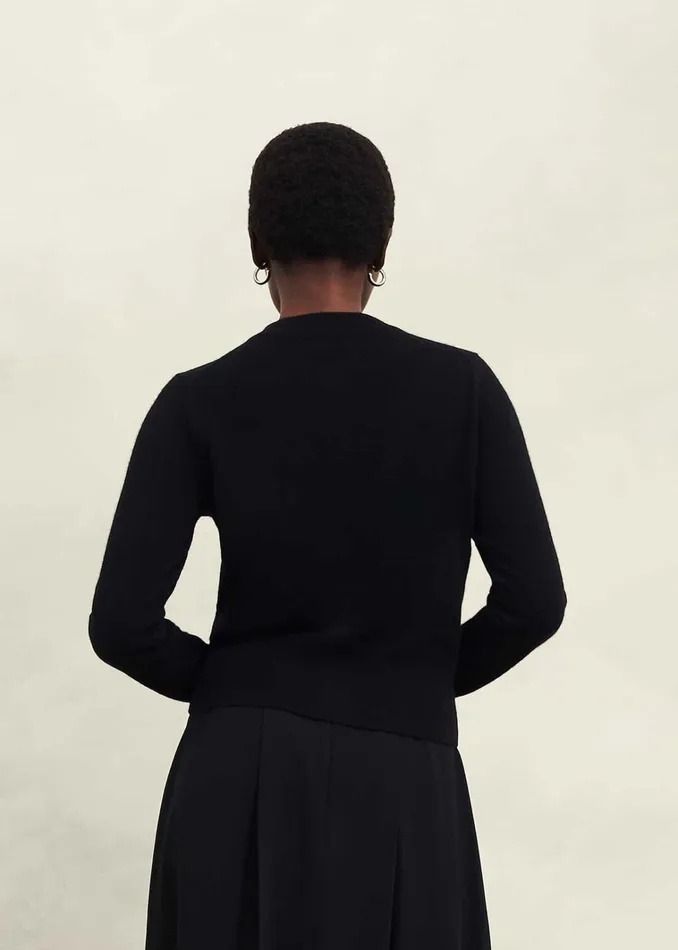 Women Monica Cashmere Cardigan Hobbs Black Hobbs Jumpers and Cardigans
