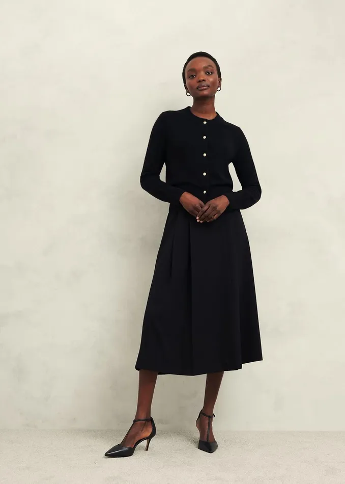 Women Monica Cashmere Cardigan Hobbs Black Hobbs Jumpers and Cardigans