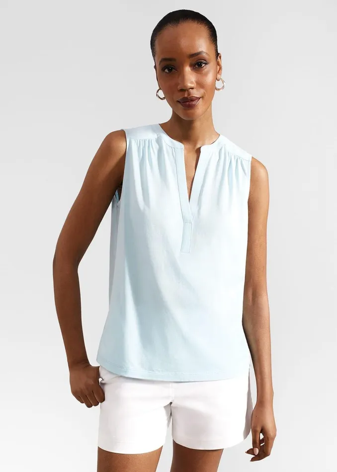 Women Nadine Top Mineral Blue Hobbs Tops