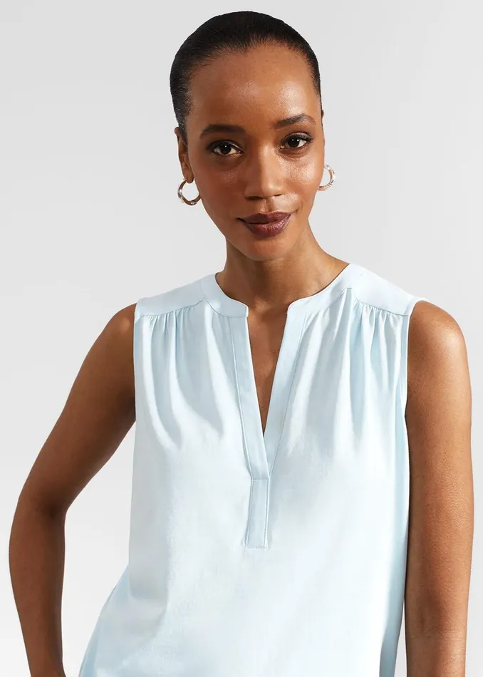 Women Nadine Top Mineral Blue Hobbs Tops