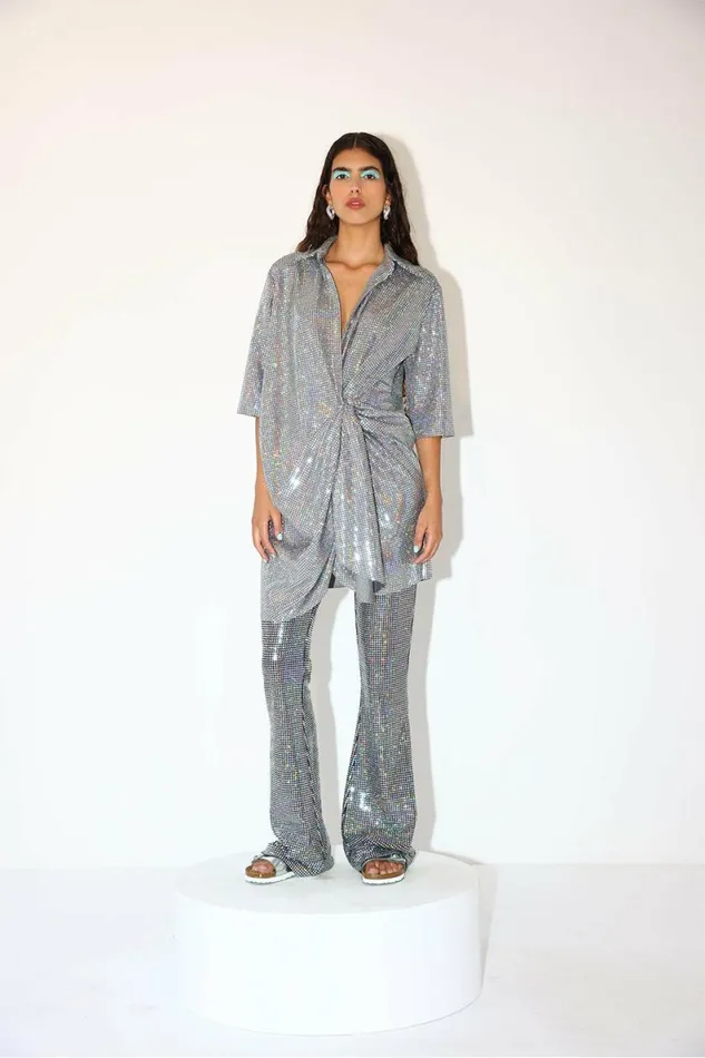 Women Night Out DODO BAR OR Lolitta Dress Light Silver
