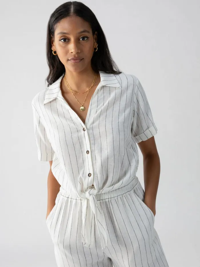 Women Ocean Shirt Biarritz Stripe Sanctuary Clothing Tees and Tops