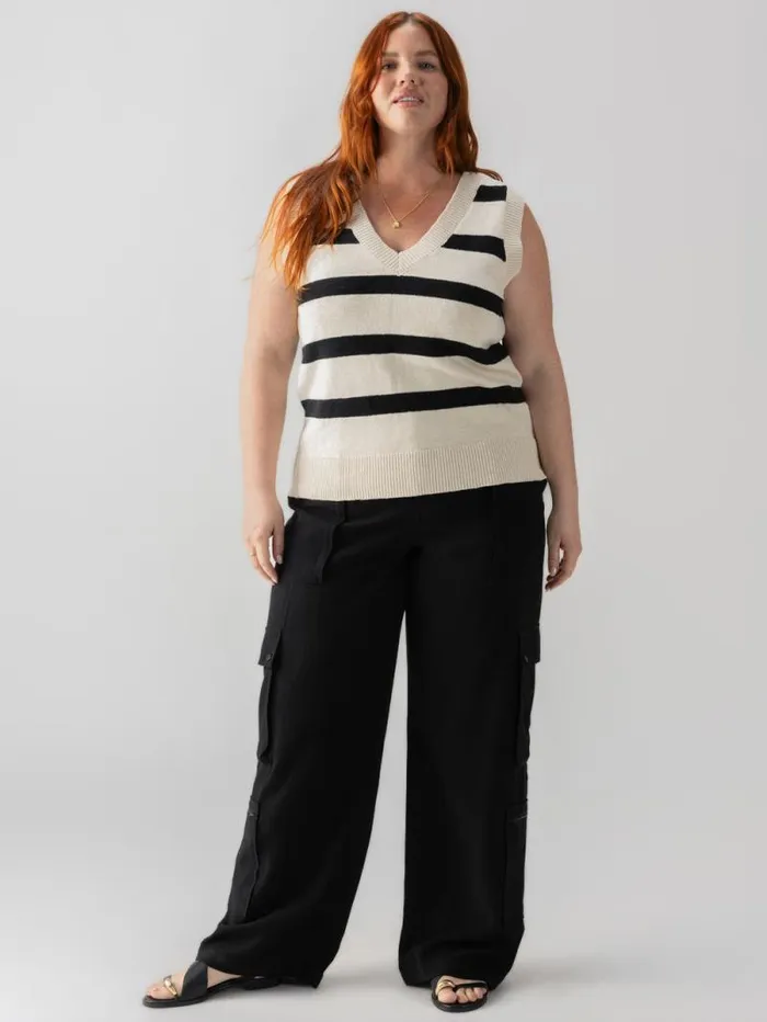 Women OTT SemiHigh Rise Cargo Pant Black Inclusive Collection Sanctuary Clothing Inclusive