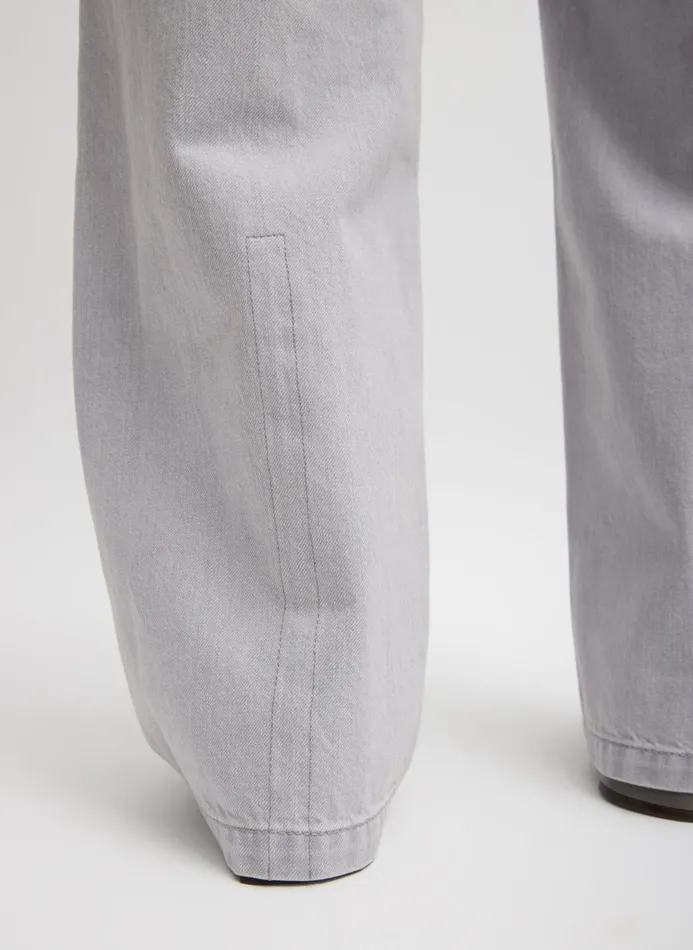 Women Pants and Shorts Tibi Grey Denim Barry Jean Grey
