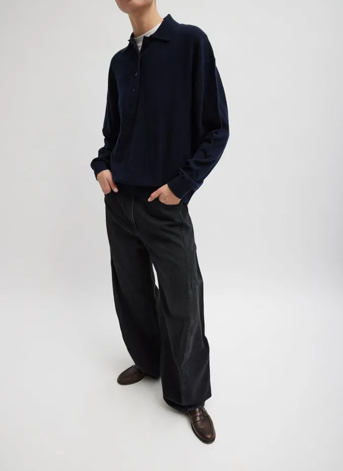 Women Pants and Shorts Tibi Vintage Black Denim Sid Jean Vintage Black