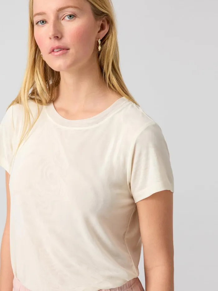 Women Perfect Mesh Tee Birch Sanctuary Clothing Tees and Tops