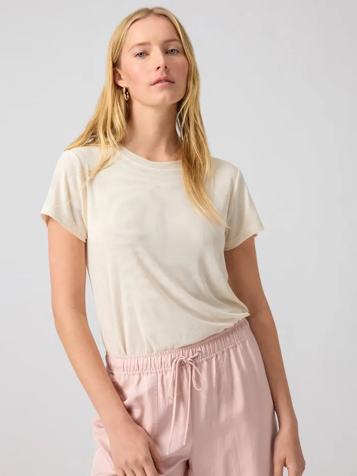 Women Perfect Mesh Tee Birch Sanctuary Clothing Tees and Tops Women Perfect Mesh Tee Birch Sanctuary Clothing Tees and Tops