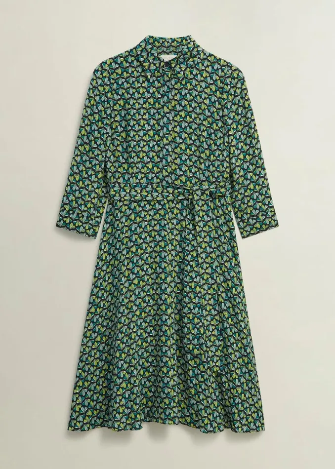 Women Petite Alex Dress Green Multi Hobbs Dresses and Jumpsuits