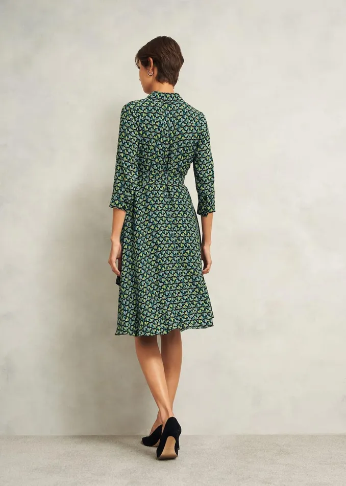 Women Petite Alex Dress Green Multi Hobbs Dresses and Jumpsuits