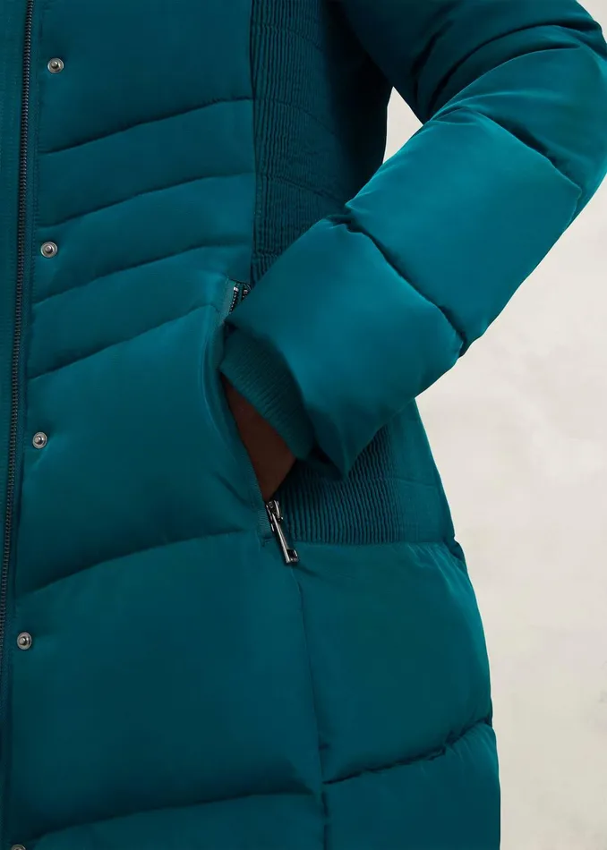 Women Petite Jaymie Puffer Kyanite Green Hobbs Coats and Jackets