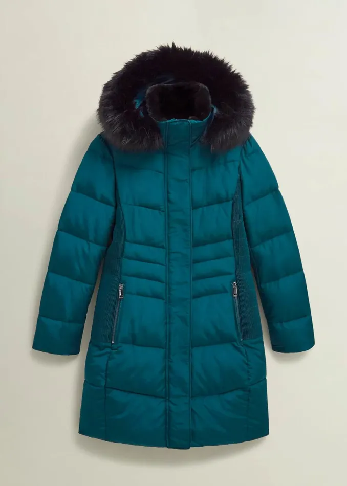Women Petite Jaymie Puffer Kyanite Green Hobbs Coats and Jackets