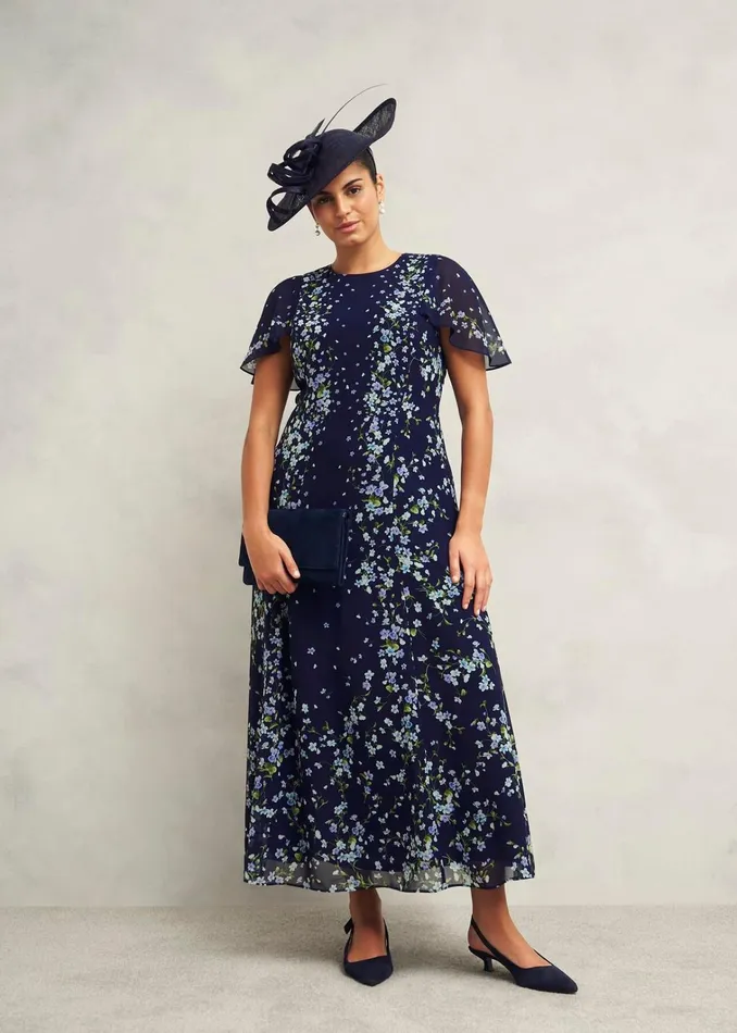 Women Petite Rosella Dress Midnight Multi Hobbs Dresses and Jumpsuits
