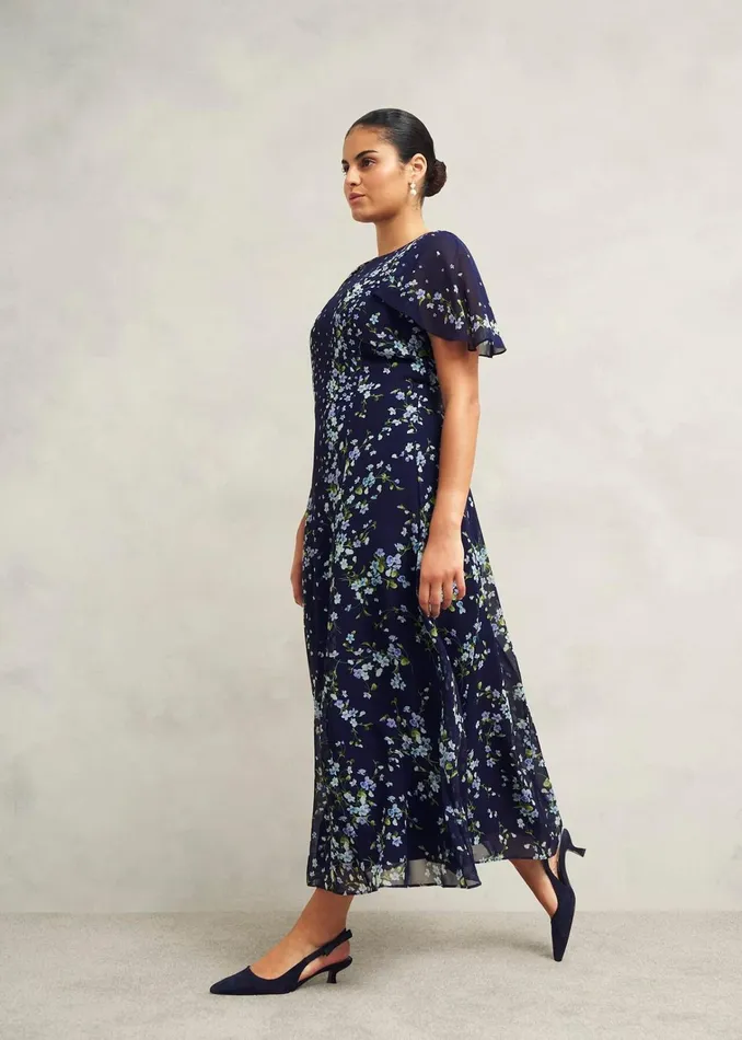 Women Petite Rosella Dress Midnight Multi Hobbs Dresses and Jumpsuits