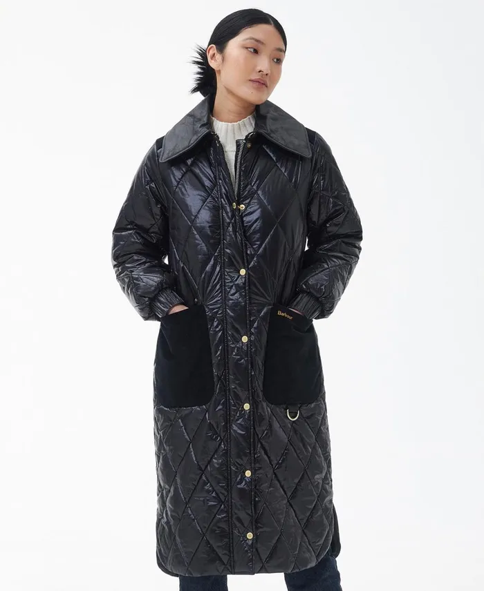 Women Quilted Jackets Barbour Premium Marsett Quilted Jacket Classic Blackclassic Women Quilted Jackets Barbour Premium Marsett Quilted Jacket Classic Blackclassic