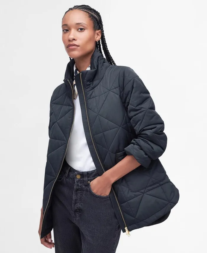 Women Quilted Jackets Barbour Stella Quilted Jacket Sepiamuted