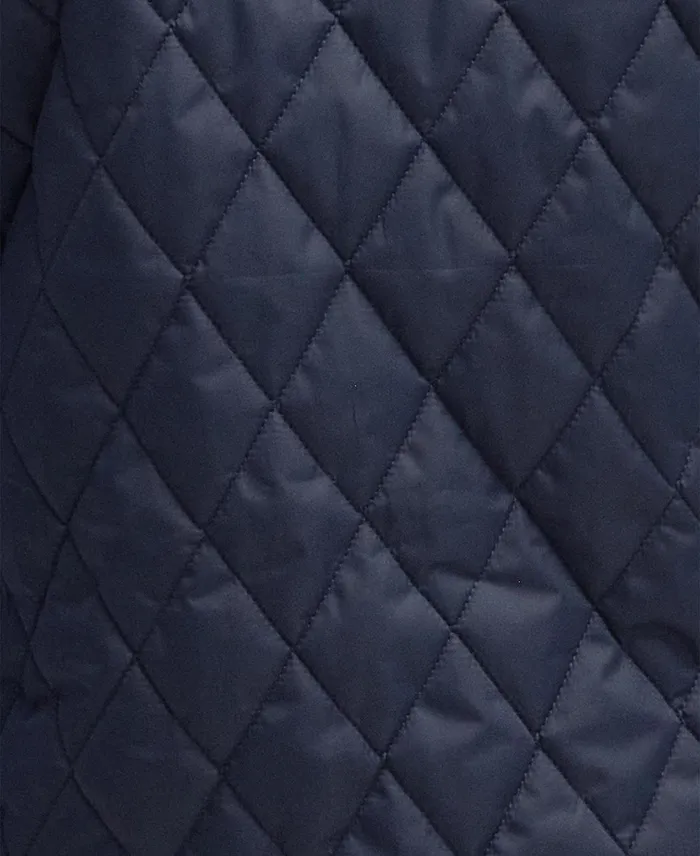 Women Quilted Jackets Barbour X GANNI Reversible Betty Liner Navyclassic
