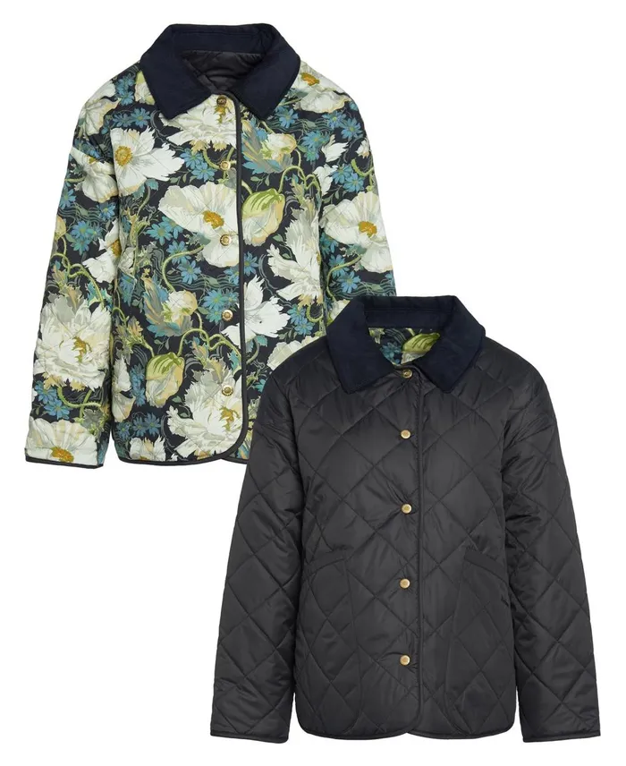 Women Quilted Jackets Barbour X House Of Hackney Daintry Reversible Quilted Jacket Fernopia Women Quilted Jackets Barbour X House Of Hackney Daintry Reversible Quilted Jacket Fernopia