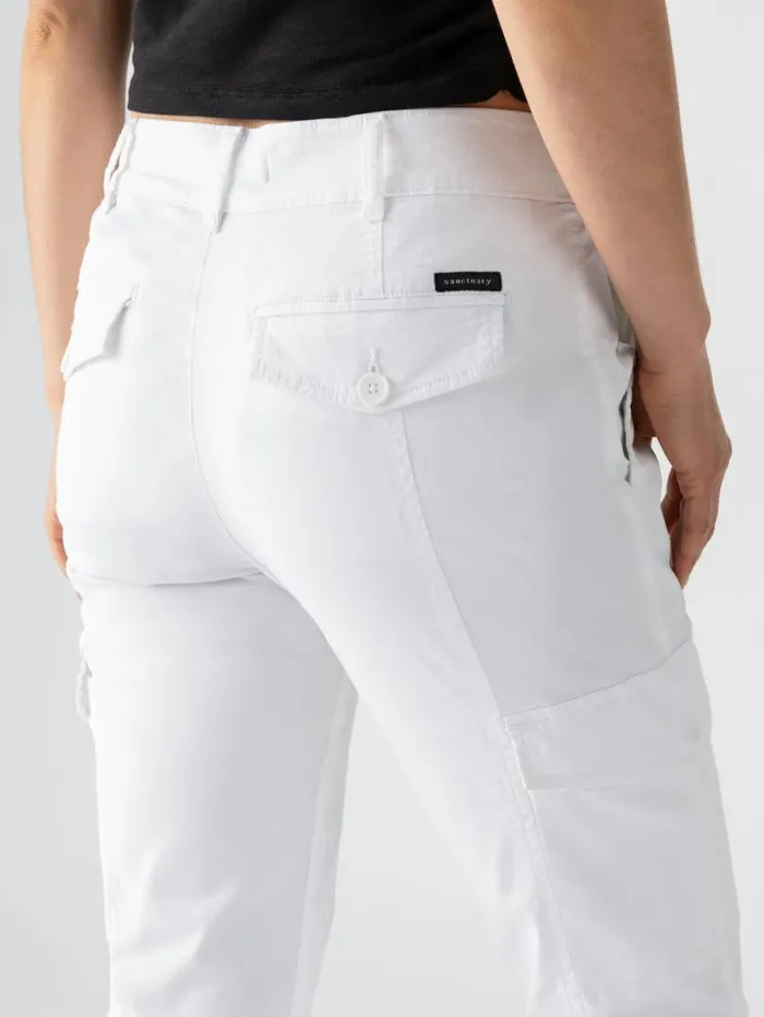 Women Rebel Standard Rise Pant Brilliant White Sanctuary Clothing Pants