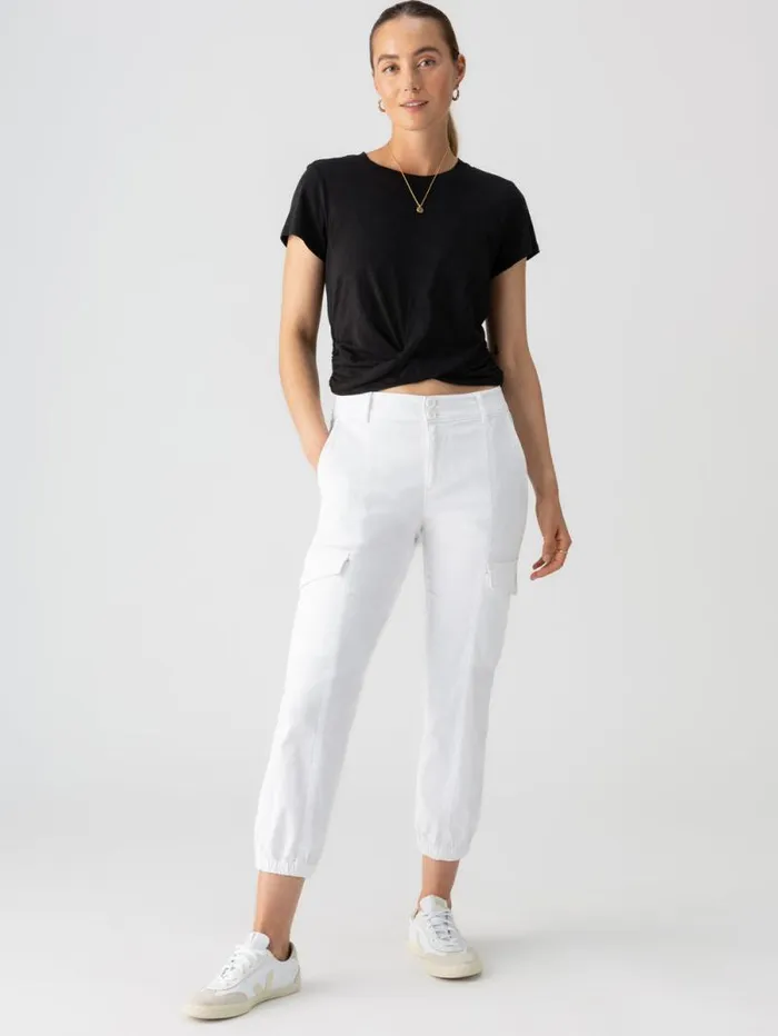 Women Rebel Standard Rise Pant Brilliant White Sanctuary Clothing Pants