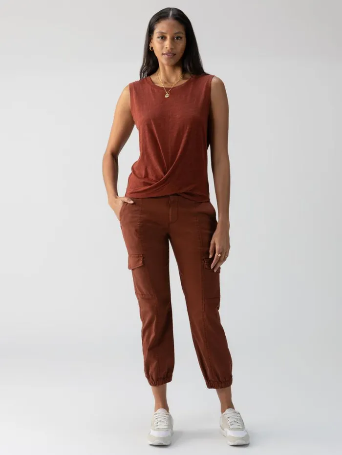 Women Rebel Standard Rise Pant Rich Clay Sanctuary Clothing Pants