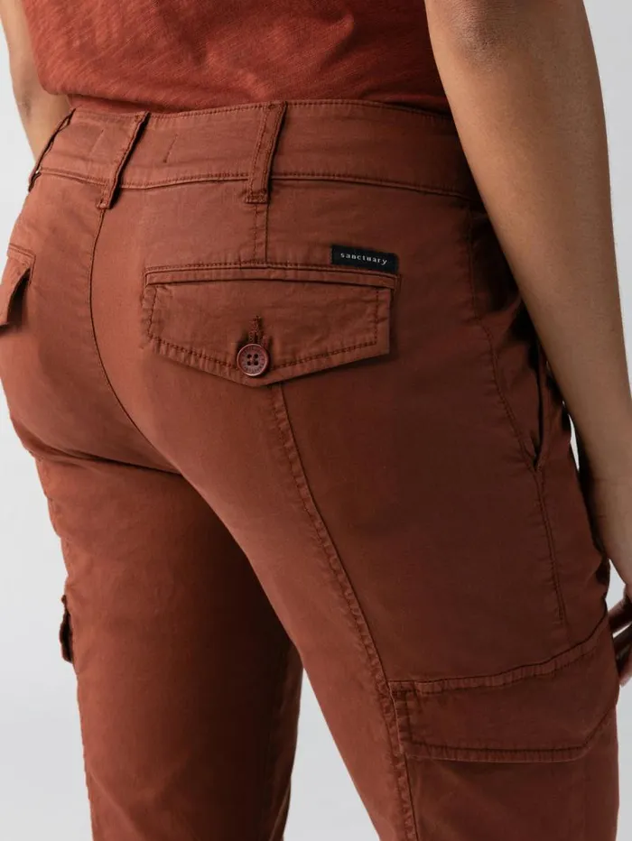 Women Rebel Standard Rise Pant Rich Clay Sanctuary Clothing Pants