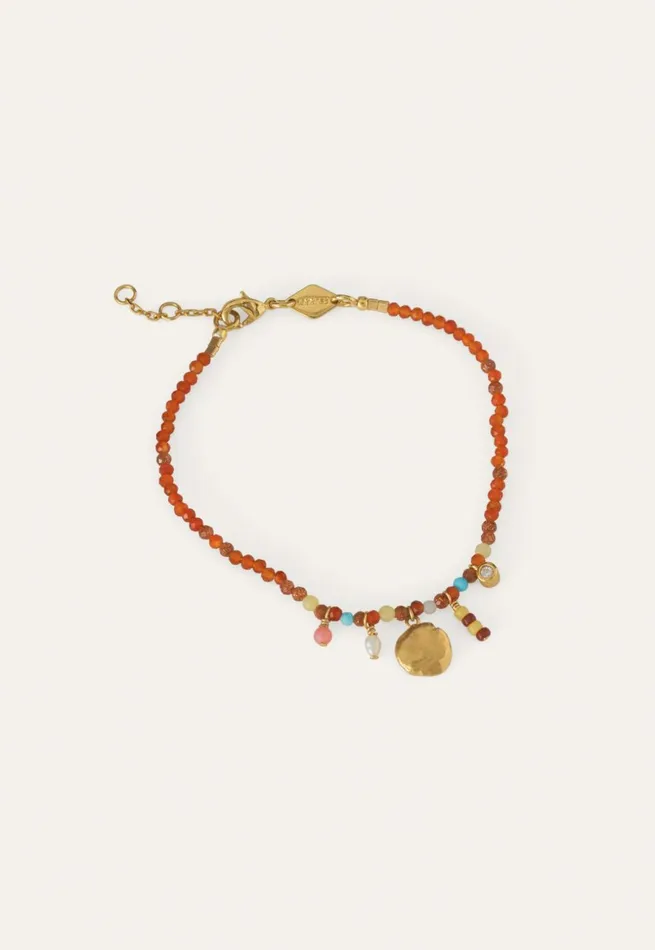 Women Red Bead Bracelet Red Poetry Fashion Jewellery