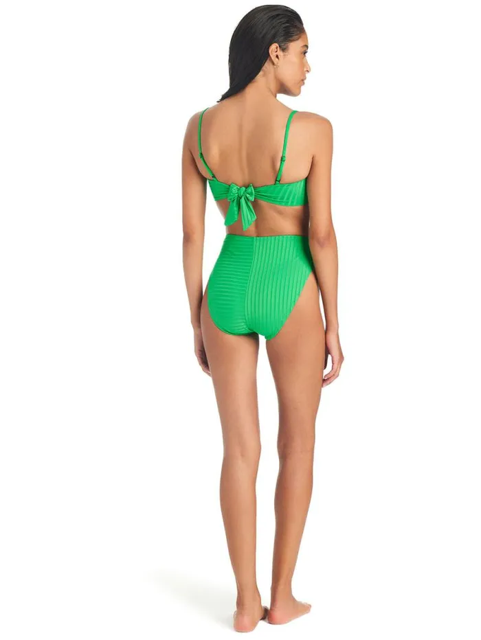 Women Refresh Rib Bandeau Bikini Top Green Flare Sanctuary Clothing Swim Tops Women Refresh Rib Bandeau Bikini Top Green Flare Sanctuary Clothing Swim Tops