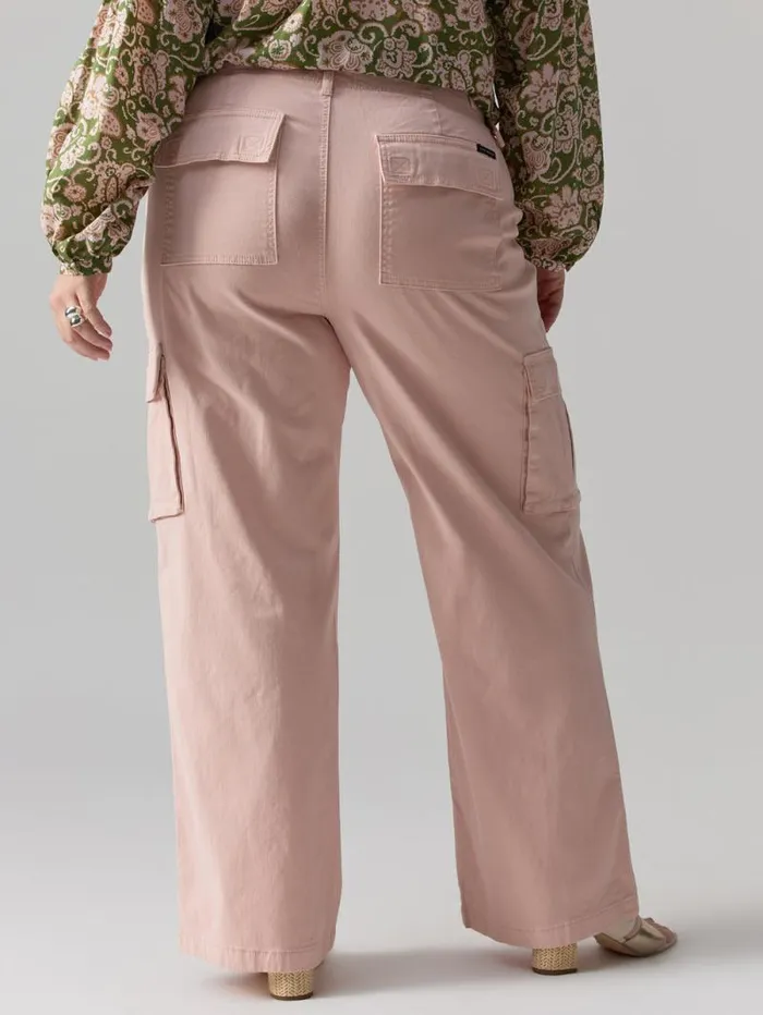 Women Reissue Cargo Standard Rise Pant Rose Smoke Inclusive Collection Sanctuary Clothing Pants