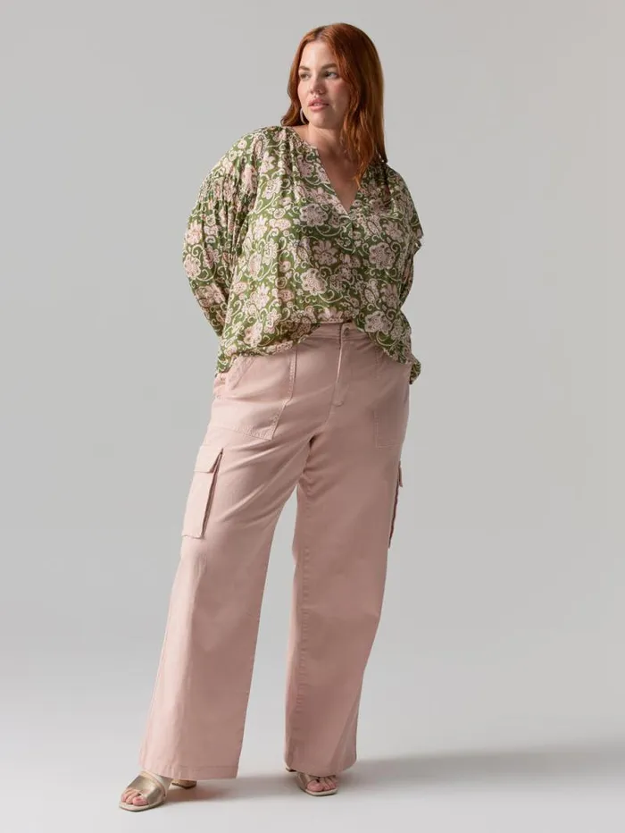 Women Reissue Cargo Standard Rise Pant Rose Smoke Inclusive Collection Sanctuary Clothing Pants