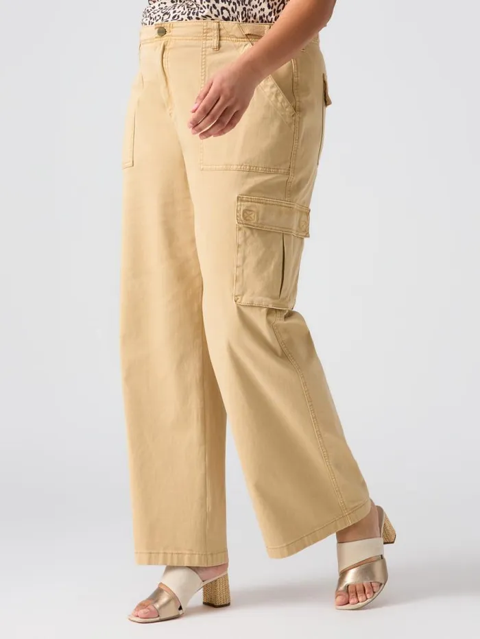 Women Reissue Cargo Standard Rise Pant True Khaki Inclusive Collection Sanctuary Clothing Inclusive