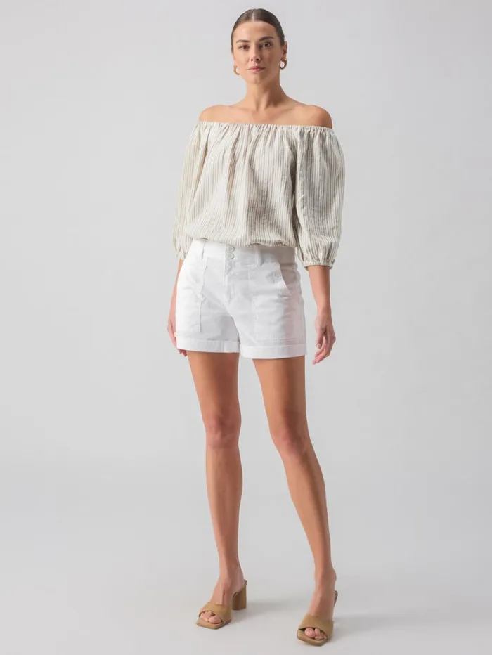 Women Renegade Standard Rise Short White Sanctuary Clothing Shorts