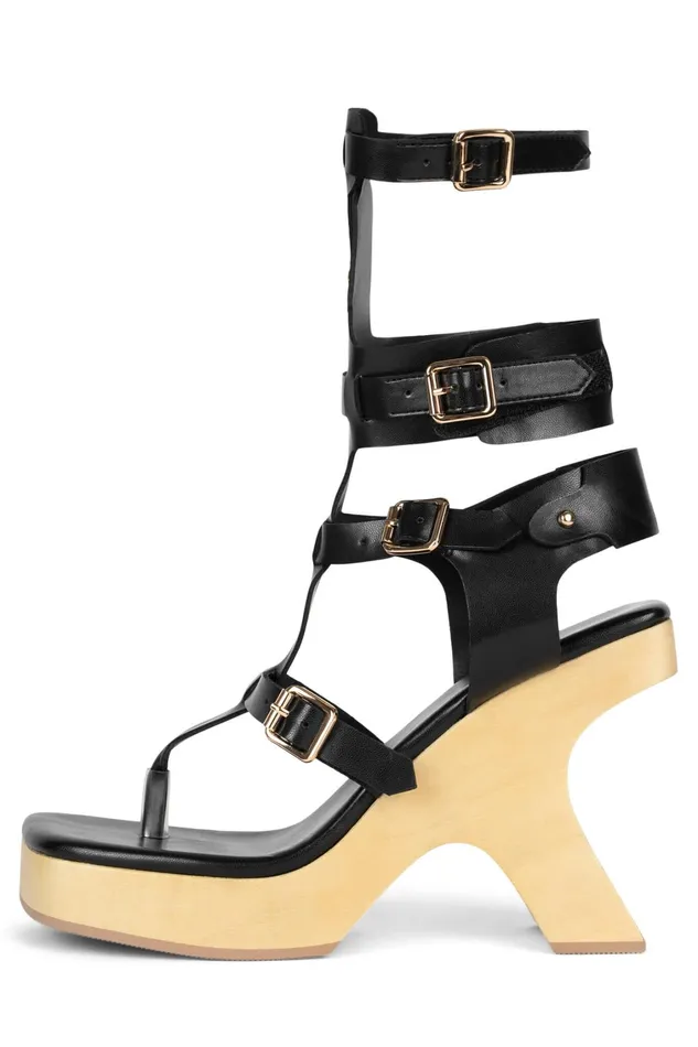 Women Sandal Jeffrey Campbell ELEMENTS White