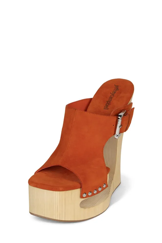 Women Sandal Jeffrey Campbell ETHEREAL Mustard Suede
