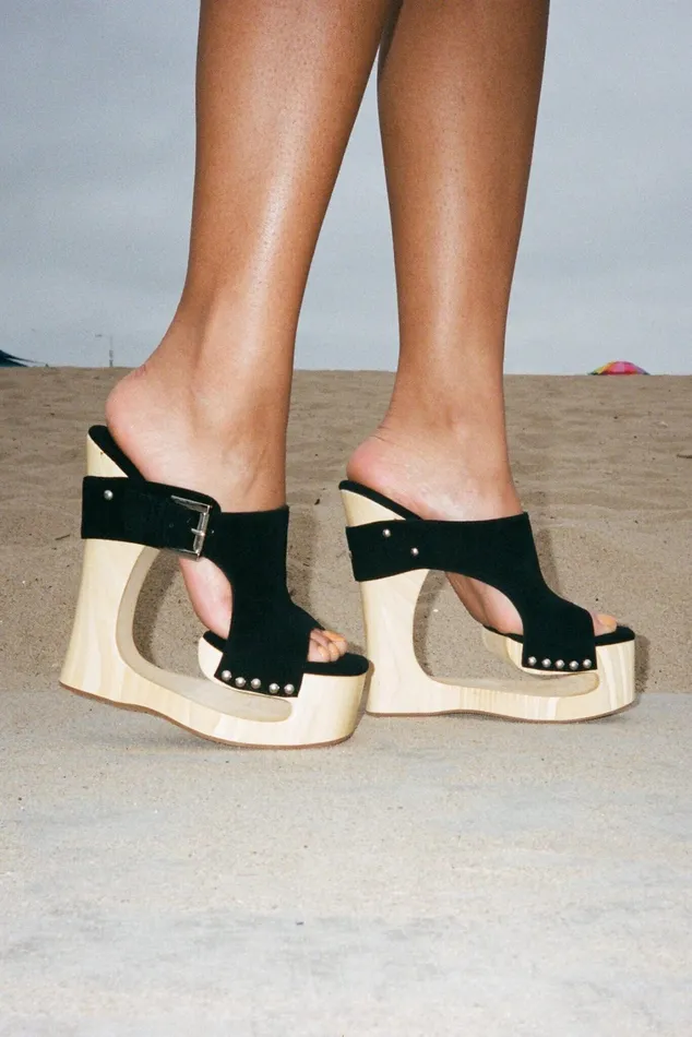 Women Sandal Jeffrey Campbell ETHEREAL Mustard Suede