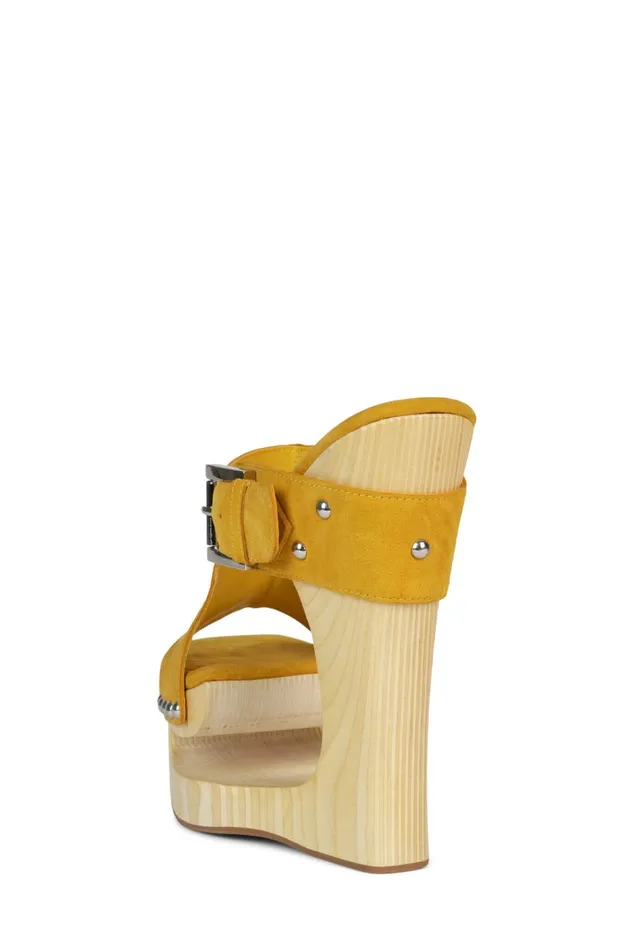 Women Sandal Jeffrey Campbell ETHEREAL Mustard Suede