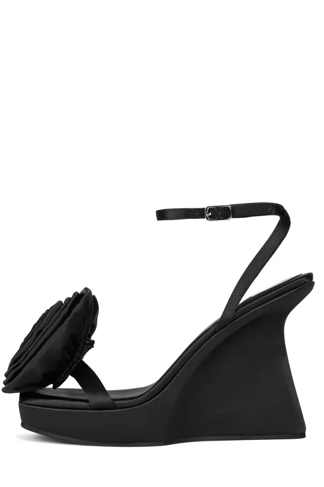 Women Sandal Jeffrey Campbell HIBISCUS Fuchsia Satin