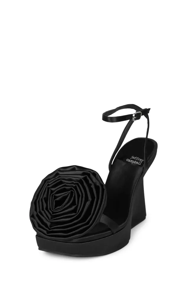 Women Sandal Jeffrey Campbell HIBISCUS Fuchsia Satin