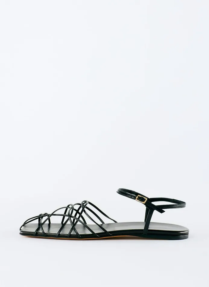Women Sandals Tibi Berneice Kidskin Sandal Black