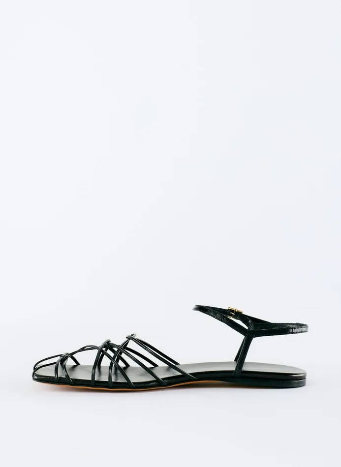 Women Sandals Tibi Berneice Kidskin Sandal Black