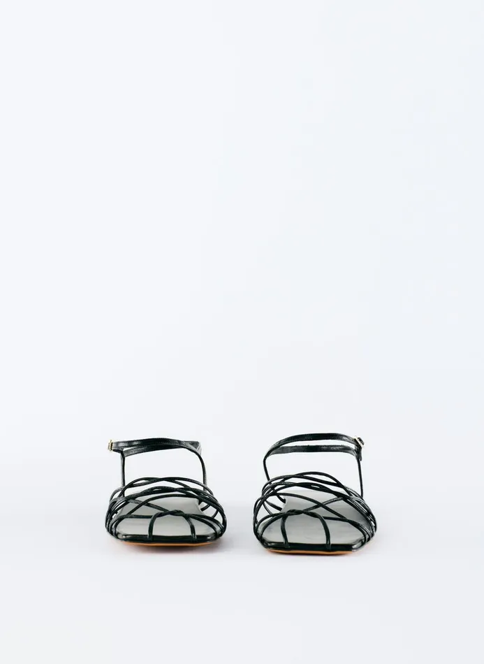 Women Sandals Tibi Berneice Kidskin Sandal Black