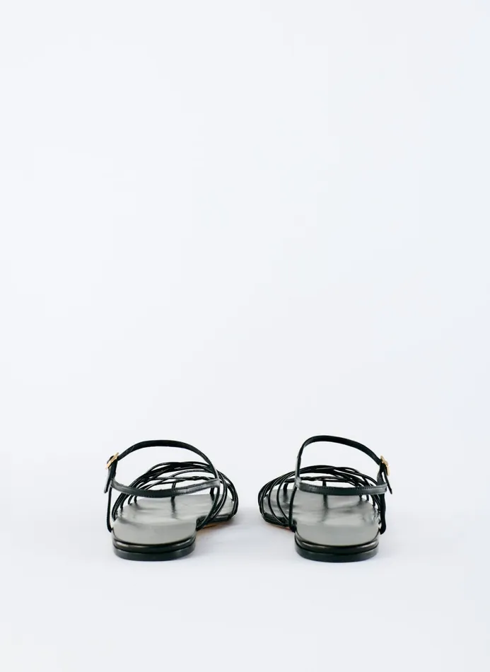 Women Sandals Tibi Berneice Kidskin Sandal Black