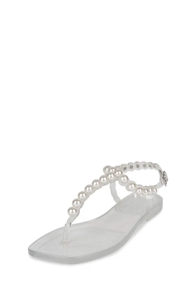 Women Sandals Under 100 Jeffrey Campbell PEARLESQUE Natural Shiny