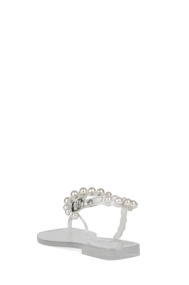 Women Sandals Under 100 Jeffrey Campbell PEARLESQUE Natural Shiny