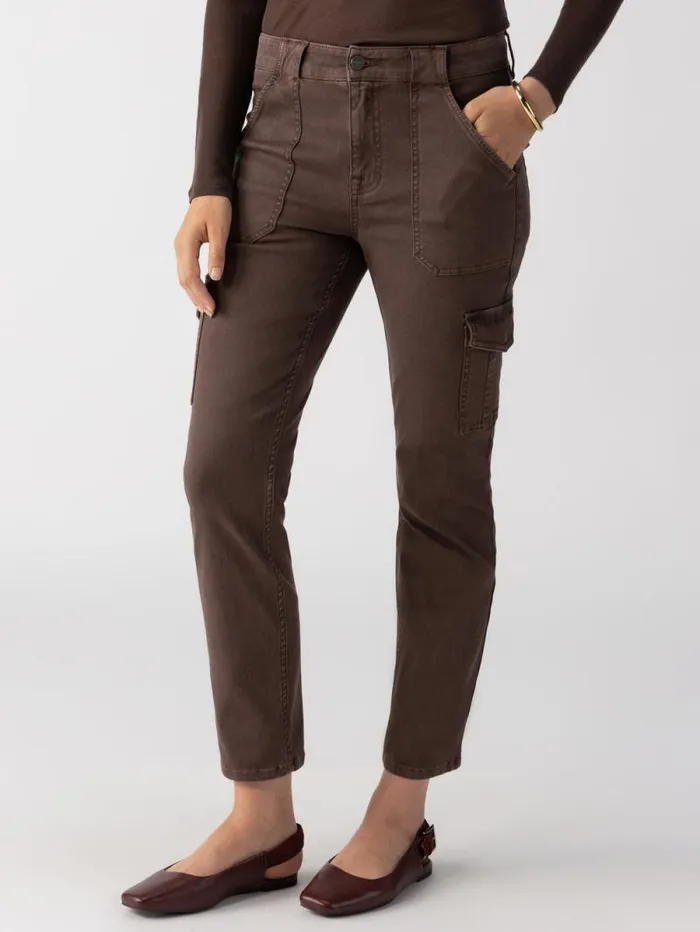 Women Sculpted Hayden Cargo Standard Rise Pant Brown Sugar Sanctuary Clothing Pants Women Sculpted Hayden Cargo Standard Rise Pant Brown Sugar Sanctuary Clothing Pants