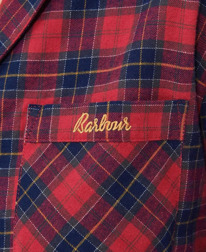 Women Shirts and Blouses Barbour Etta Nightshirt Small Red Tartan Women Shirts and Blouses Barbour Etta Nightshirt Small Red Tartan