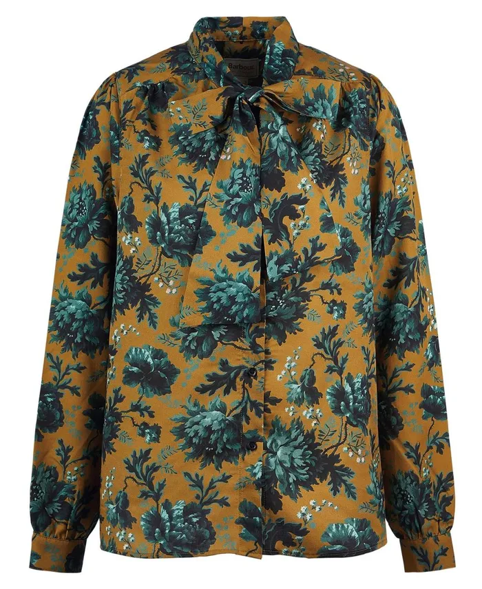 Women Shirts and Blouses Barbour X House Of Hackney Daintry Shirt Opia Bronze Women Shirts and Blouses Barbour X House Of Hackney Daintry Shirt Opia Bronze