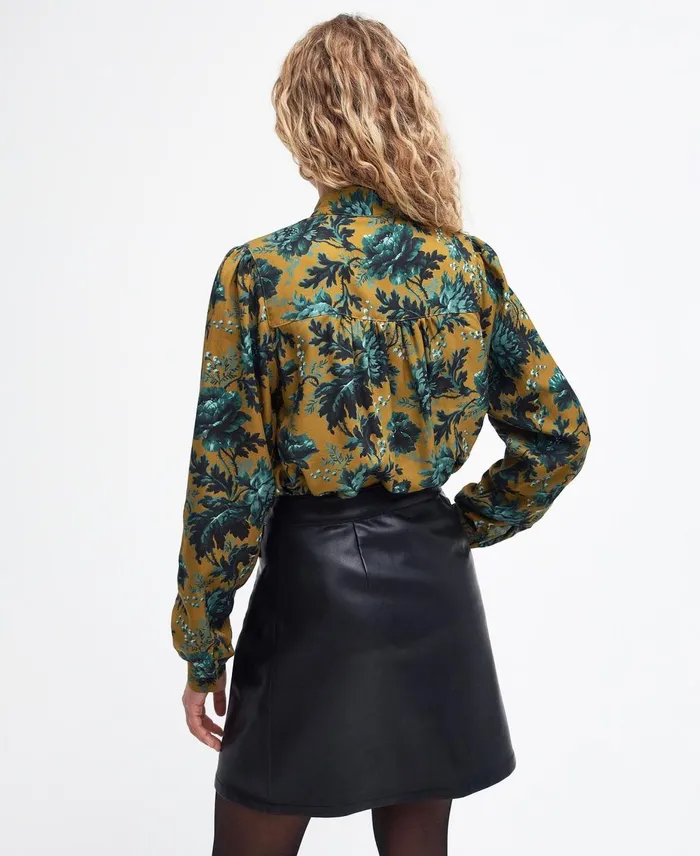 Women Shirts and Blouses Barbour X House Of Hackney Daintry Shirt Opia Bronze Women Shirts and Blouses Barbour X House Of Hackney Daintry Shirt Opia Bronze